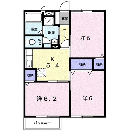 シンフォニーけやきの物件間取画像